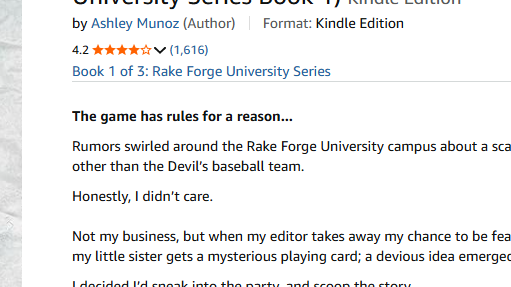 Rake Forge University (Book 1) after promotion