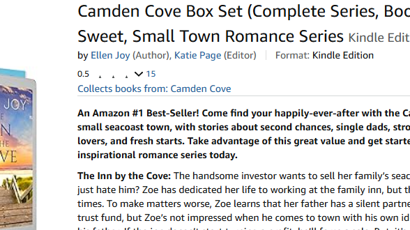 Camden Cove Box Set before promotion
